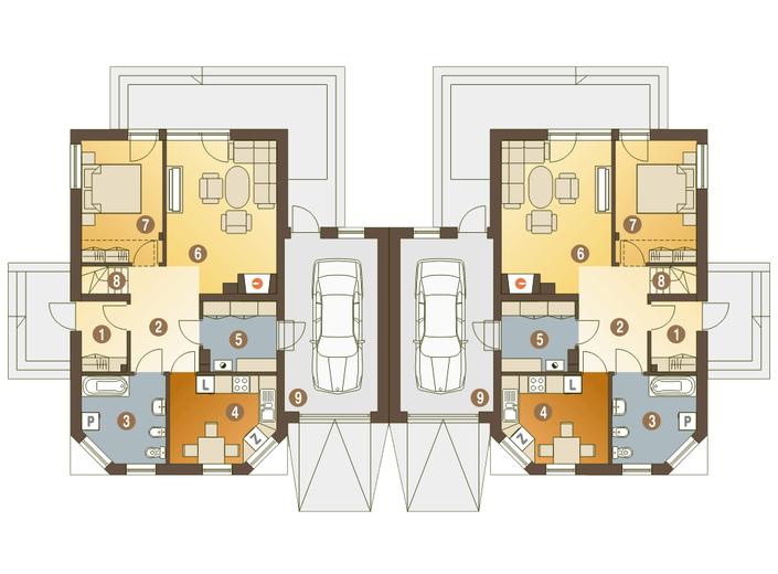Lolek II z garażem 1-st. [A-BL1]