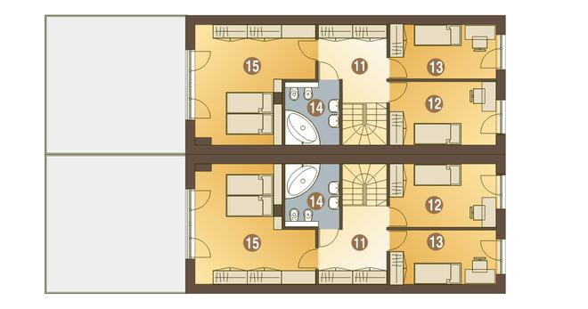 Long z garażem 1-st. [A-BL1]