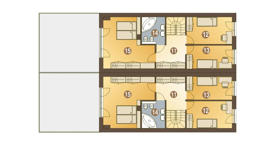 Long z garażem 1-st. [A-BL2]