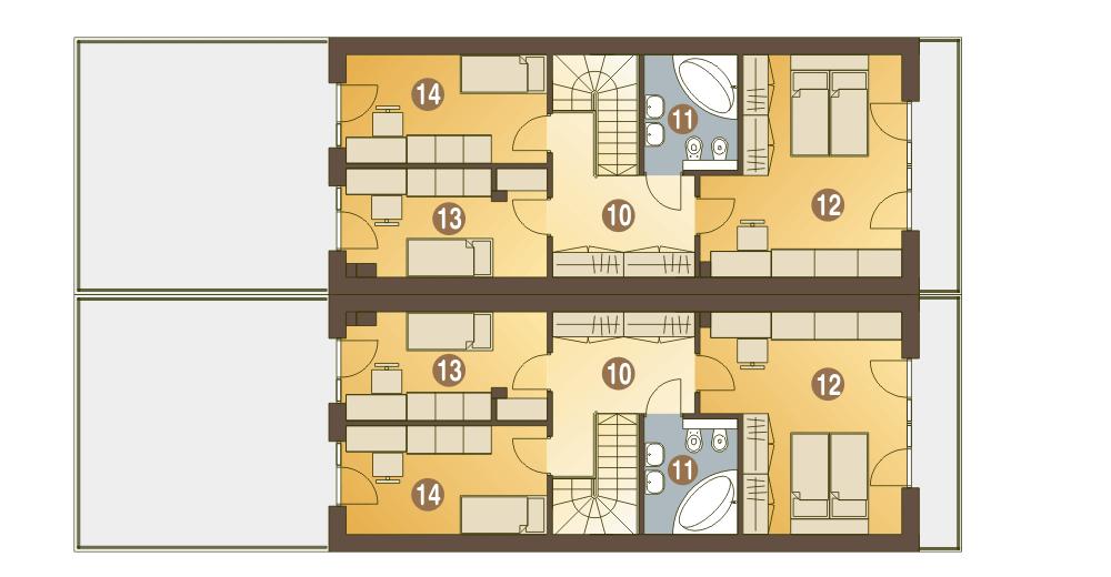 Long II z garażem 1-st. [A-BL1]