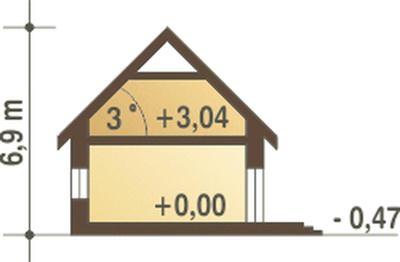 Long II z garażem 1-st. [A-BL2]