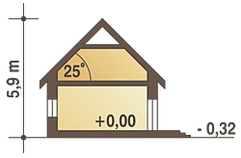 Lucynka z garażem 1-st. [A]