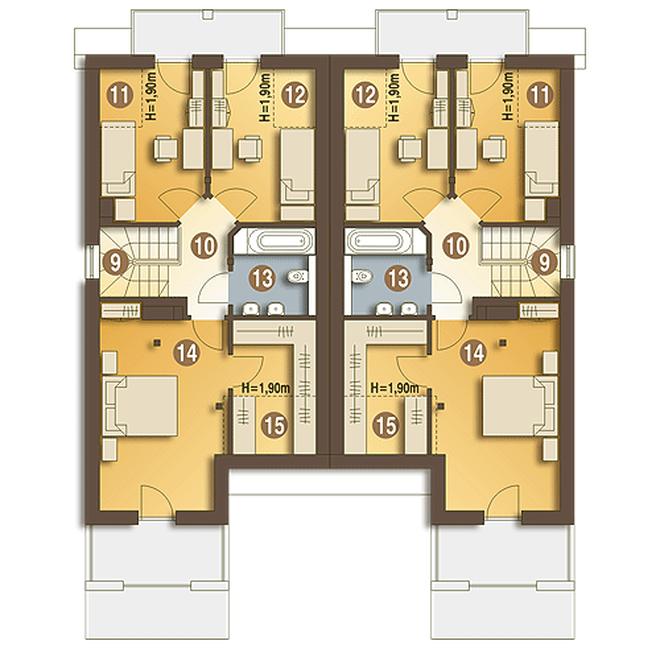 Magda trend z garażem 2-st. [A-BL]