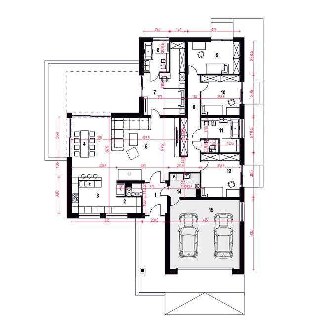 Magnetyt z garażem 2-st. [A]