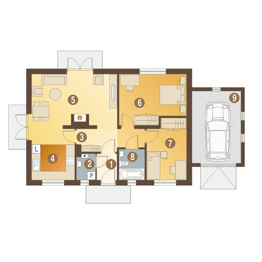 Małgosia z garażem 1-st. [A]