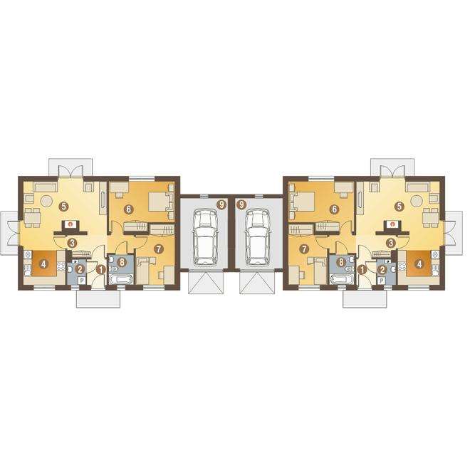 Małgosia z garażem 1-st. [A-BL]