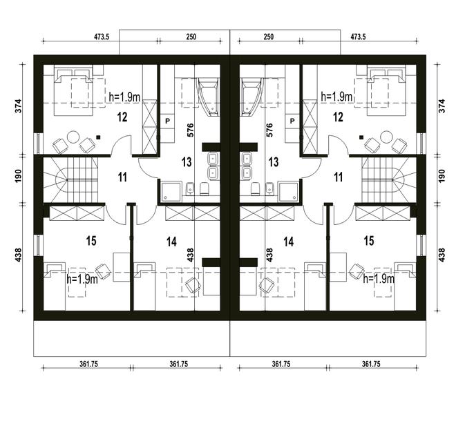Mazurek z garażem 1-st. [A-BL2]