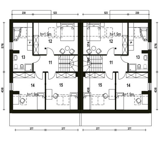 Mazurek II z garażem 1-st. [A-BL1]