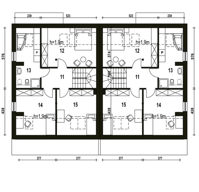 Mazurek II z garażem 1-st. [A-BL1]