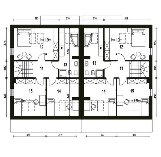 Mazurek II z garażem 1-st. [A-BL2]