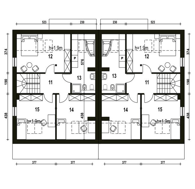 Mazurek II z garażem 1-st. [A-BL2]