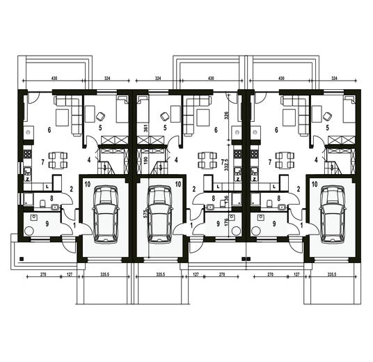 Mazurek II z garażem 1-st. [A-SZ]