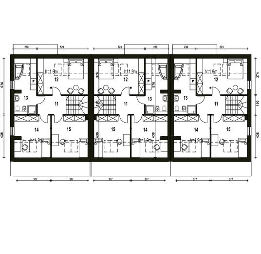 Mazurek II z garażem 1-st. [A-SZ]