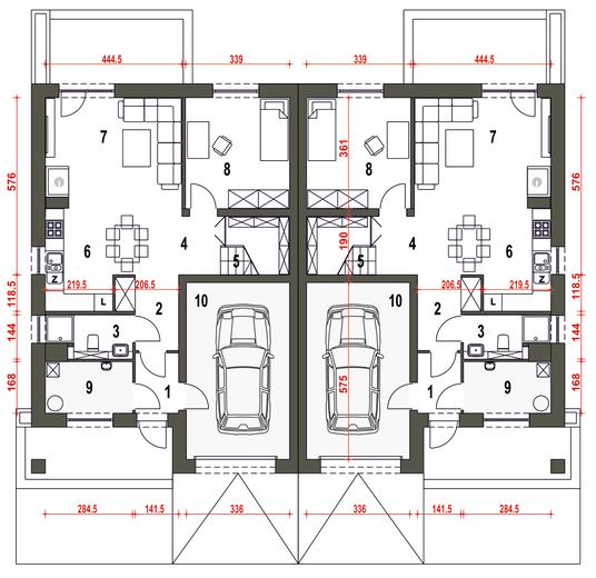 Mazurek III z garażem 1-st. [A-BL1]
