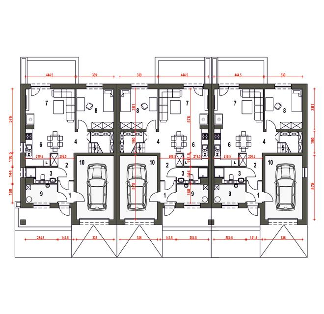 Mazurek III z garażem 1-st. [A-SZ]