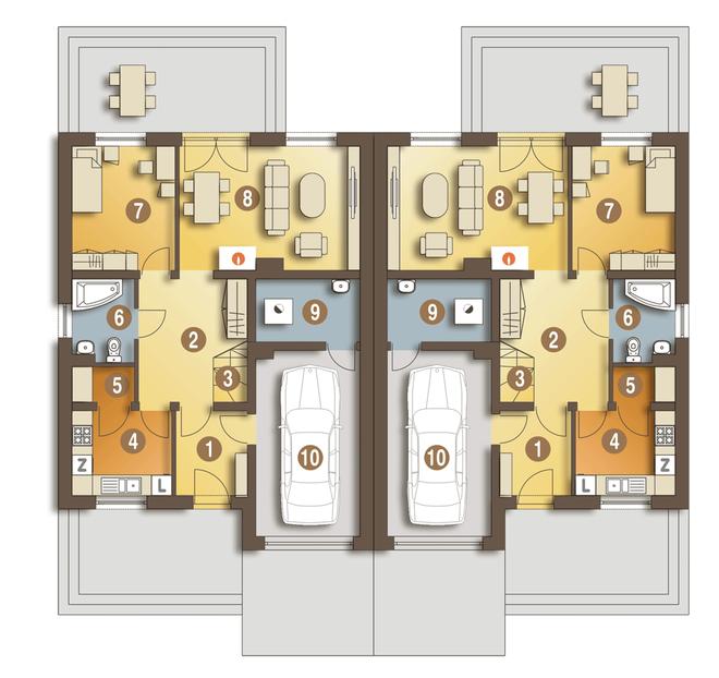 Miła II z garażem 1-st. [A-BL1]