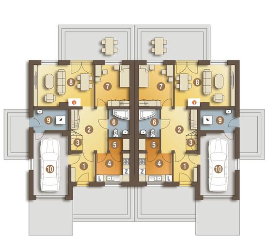 Miła II z garażem 1-st. [A-BL2]