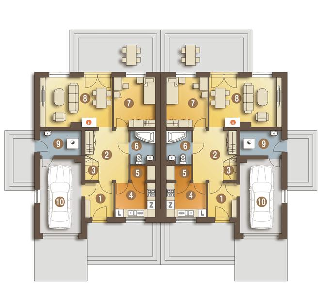 Miła II z garażem 1-st. [A-BL2]