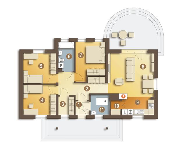 Modraszka bez garażu [B]