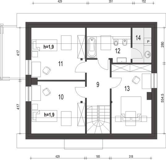 Monika III bez garażu [B1]