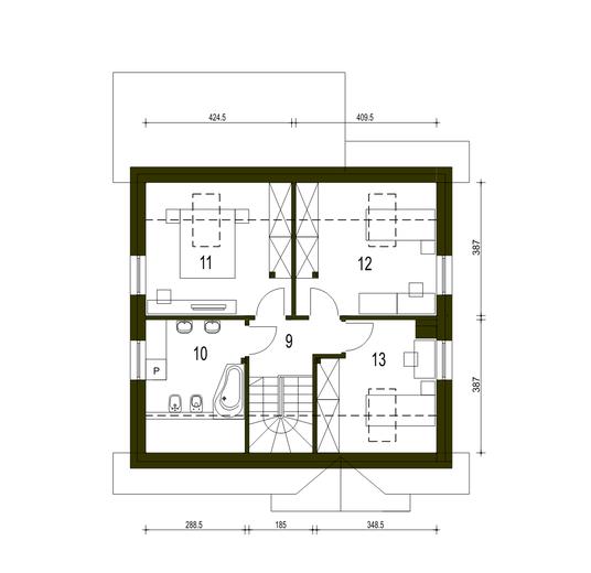 Nela II bez garażu [B]