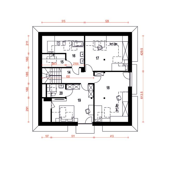 Nowa z garażem 2-st. [A]