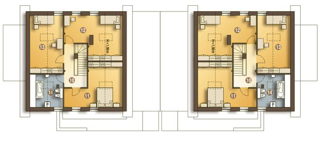 Nowinka II z garażem i wiatą [A1-BL1]