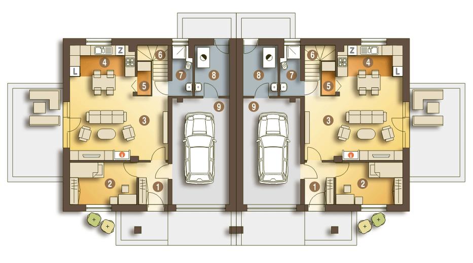 Nowinka III z garażem 1-st. [A-BL1]