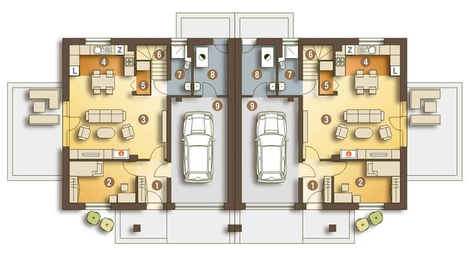 Nowinka III z garażem 1-st. [A-BL1]
