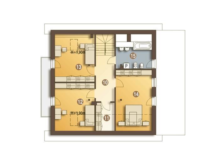 Nowinka III z garażem i wiatą [A1]