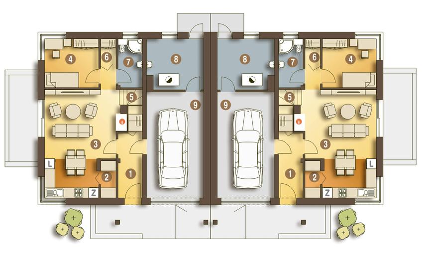 Nowinka IV z garażem 1-st. [A-BL1]