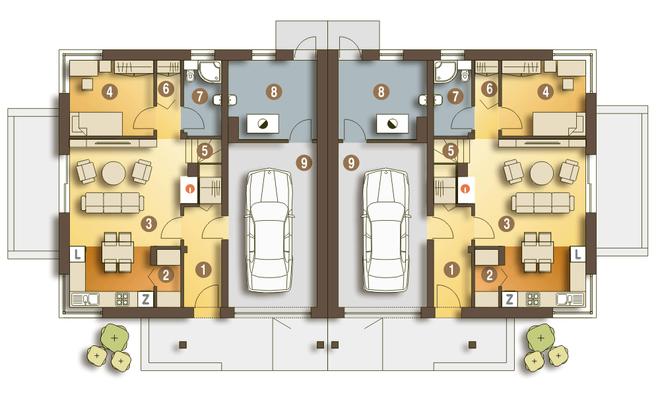 Nowinka IV z garażem 1-st. [A-BL1]