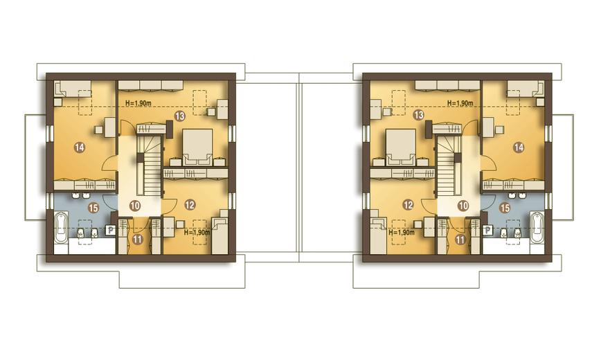 Nowinka IV z garażem i wiatą [A1-BL1]