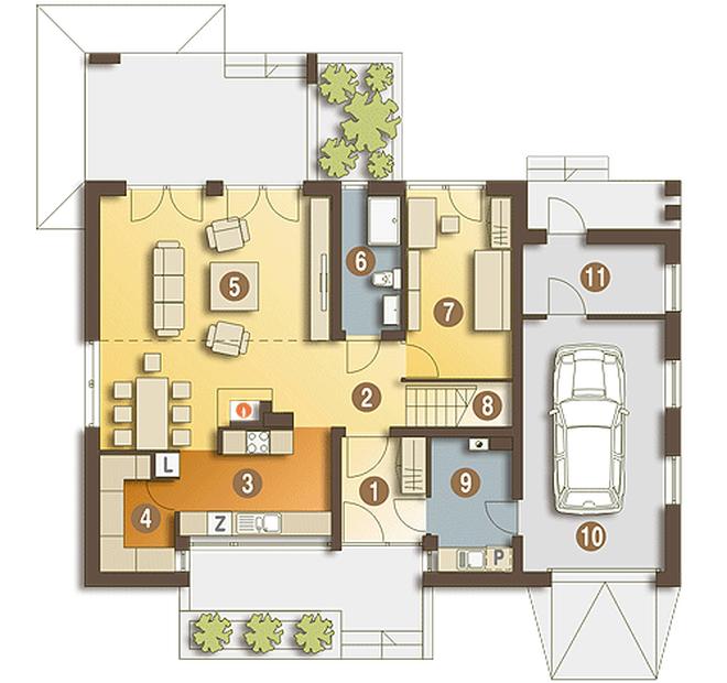 Oleg z garażem 1-st. [A]