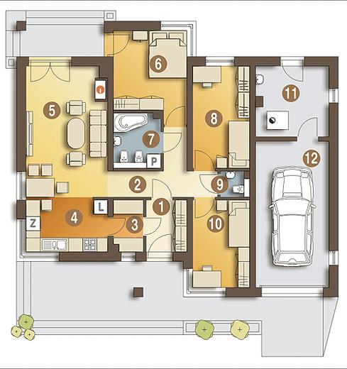 Przepiórka z garażem 1-st. [A]