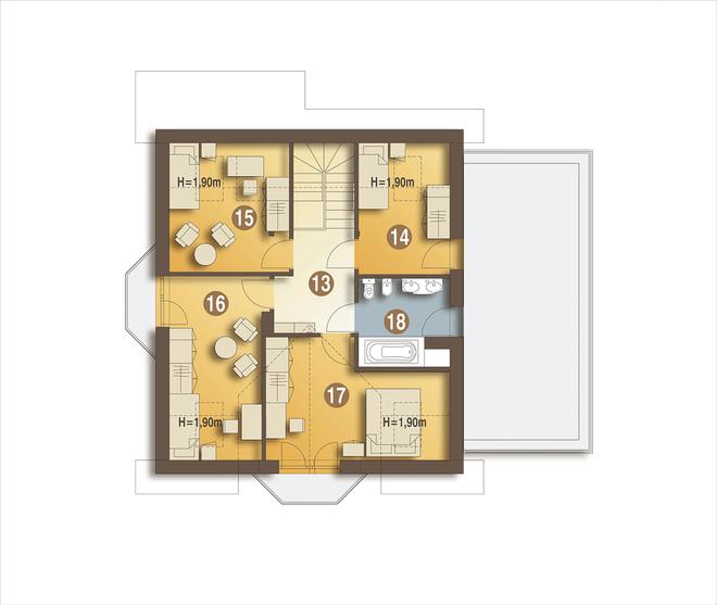 Puszczyk z garażem 1-st. [A]