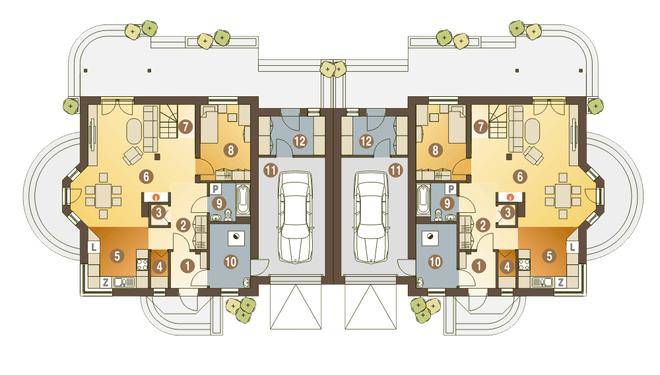 Puszczyk z garażem 1-st. [A-BL1]