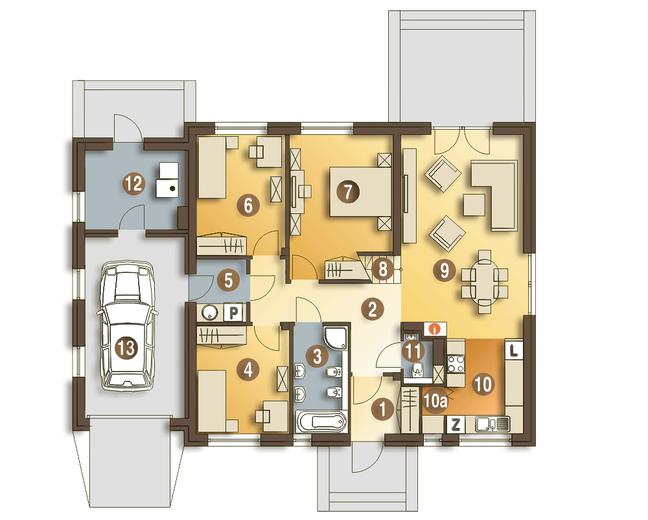 Rafi z garażem 1-st. [A]