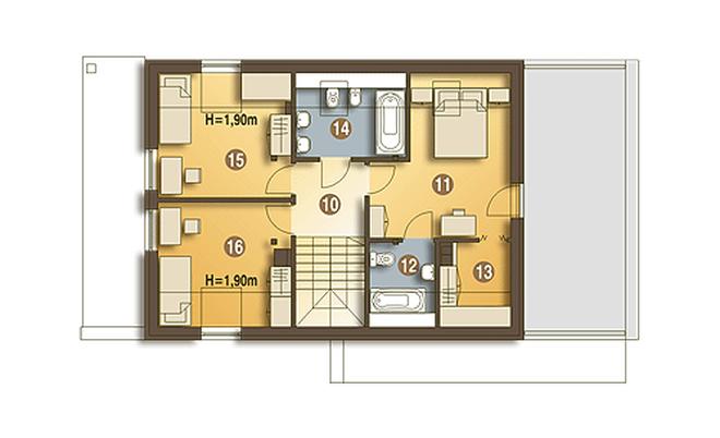 Rumcajs z garażem 1-st. [A]