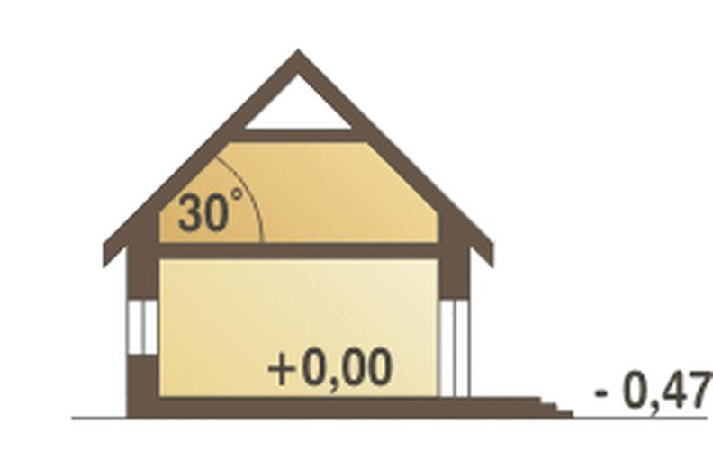 Siewka z garażem 1-st. [A]