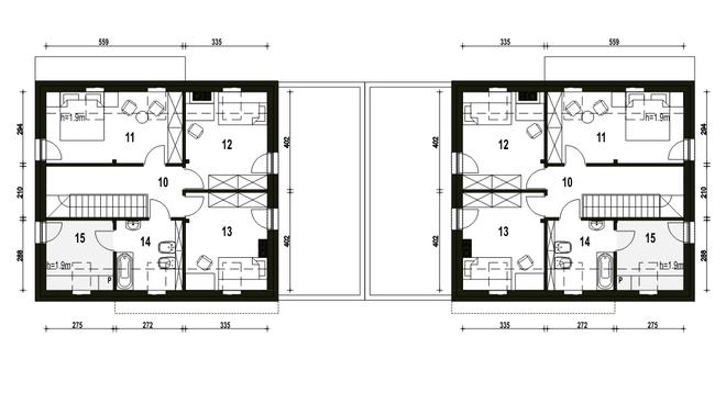 Sosnówka z garażem 1-st. [A-BL1]