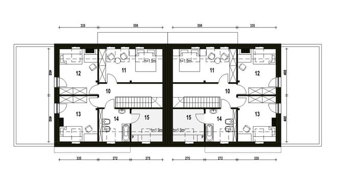 Sosnówka z garażem 1-st. [A-BL2]