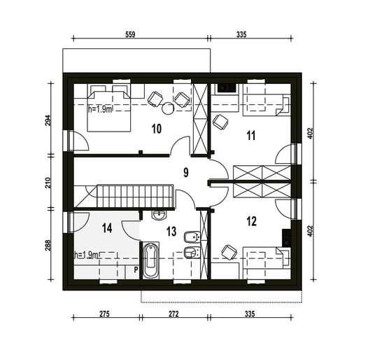 Sosnówka bez garażu [B]