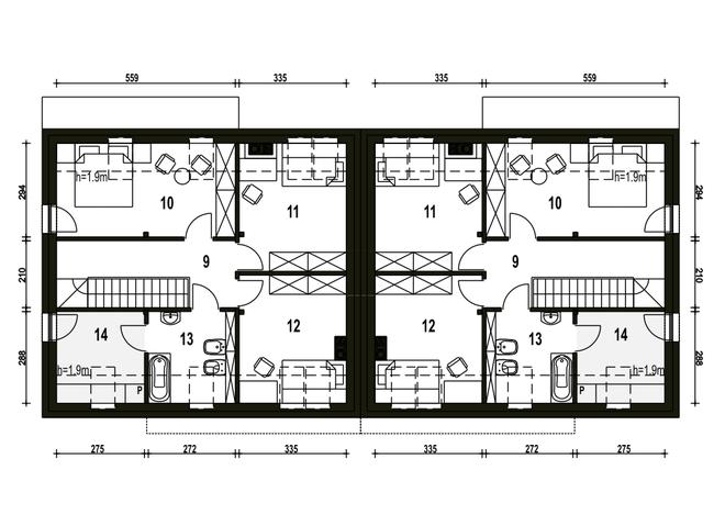 Sosnówka bez garażu [B-BL1]