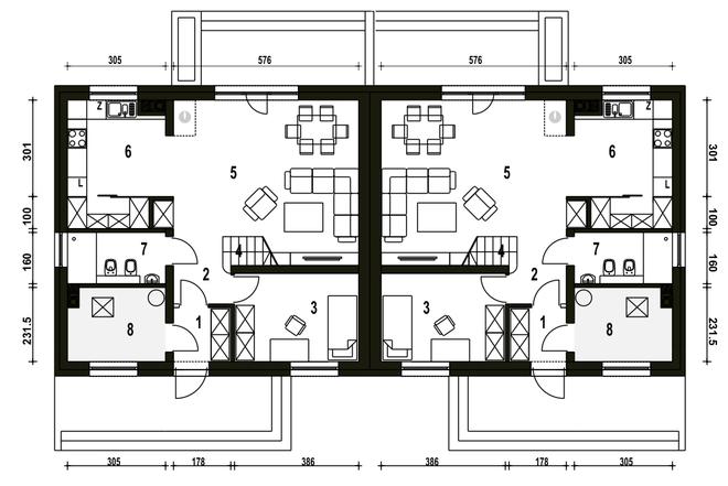 Sosnówka bez garażu [B-BL2]