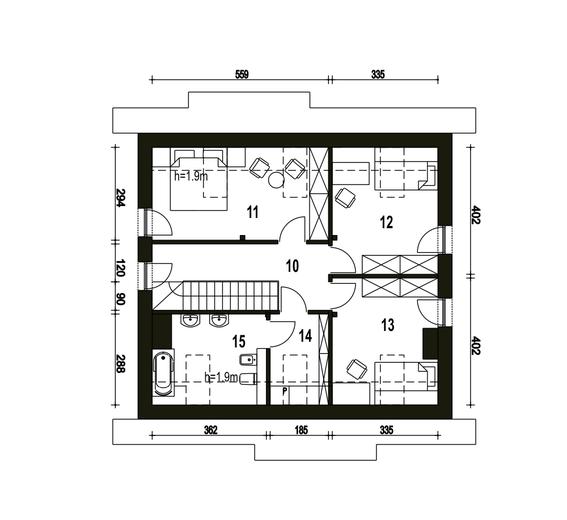 Sosnówka II bez garażu [B]