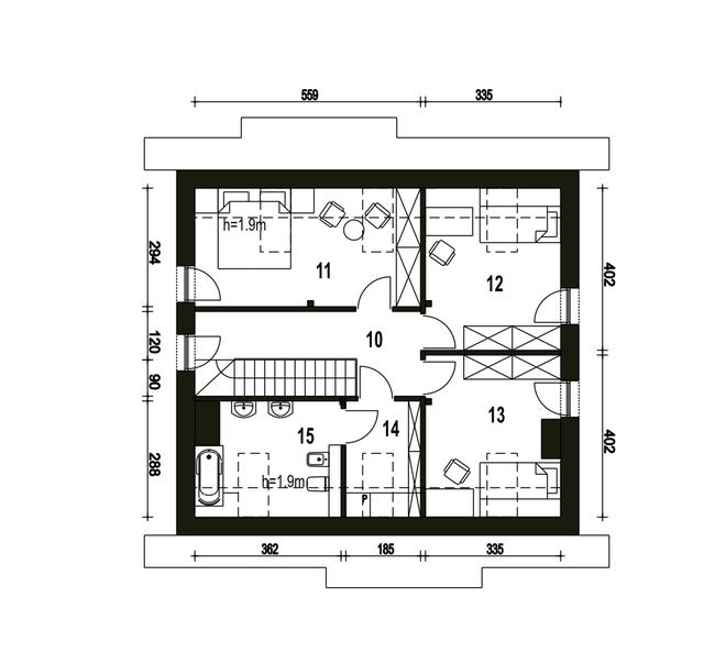 Sosnówka II bez garażu [B]