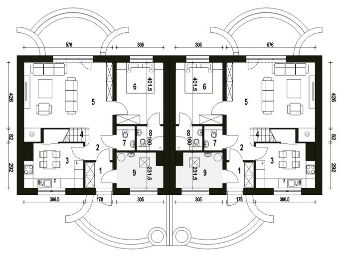 Sosnówka II bez garażu [B-BL1]