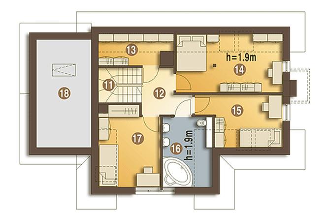 Sójka z garażem 1-st. [A]