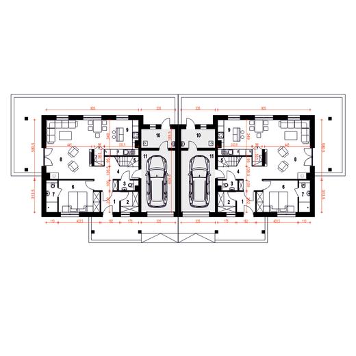 Strzyżyk II z garażem 1-st. [A-BL]